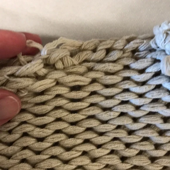 Free people my only sunshine Chunky Knit Tan Sweater Women S relaxed mock neck - Picture 8 of 10